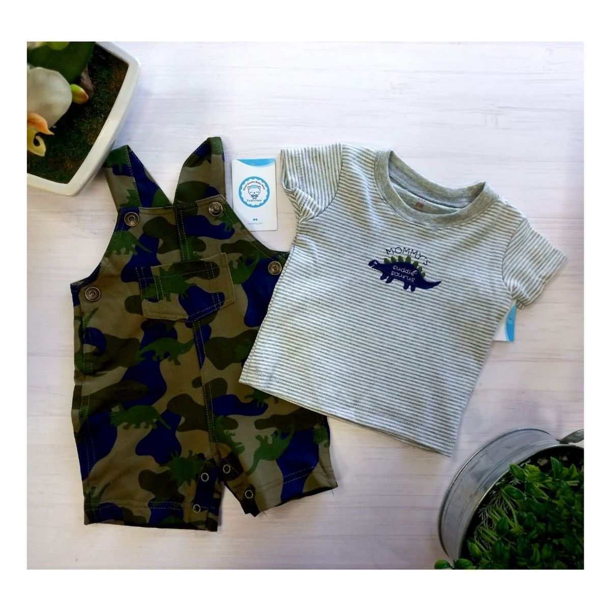 TEDMIMAK - Set 2 Piezas Conjunto Infantil Tedmimak 100% Algodón Cargo