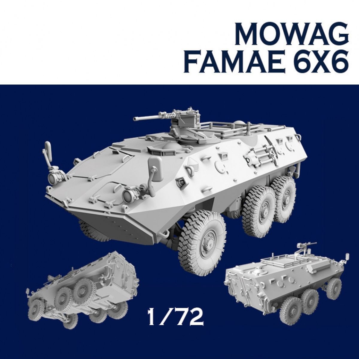 GENERICO - HQ MOWAG FAMAE 6X6 1:72