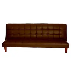 LATAM HOME - Futón Sofá Cama Turin PU Chocolate