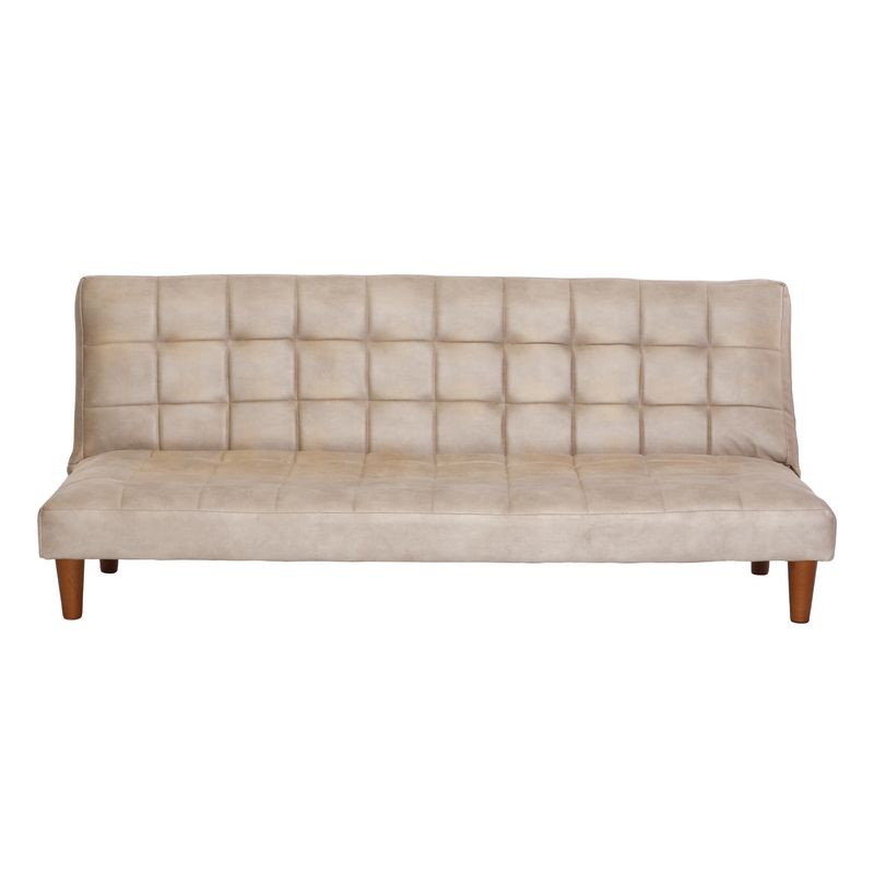 LATAM HOME - Sofá Cama Latam Home Turin Beige 3 Cuerpos Tela