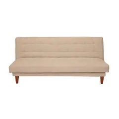 LATAM HOME - Futón Sofá Cama Turin Lino Natural