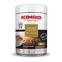 KIMBO - Café Italiano Aroma Gold Molido 100% Arábica 250 Gr