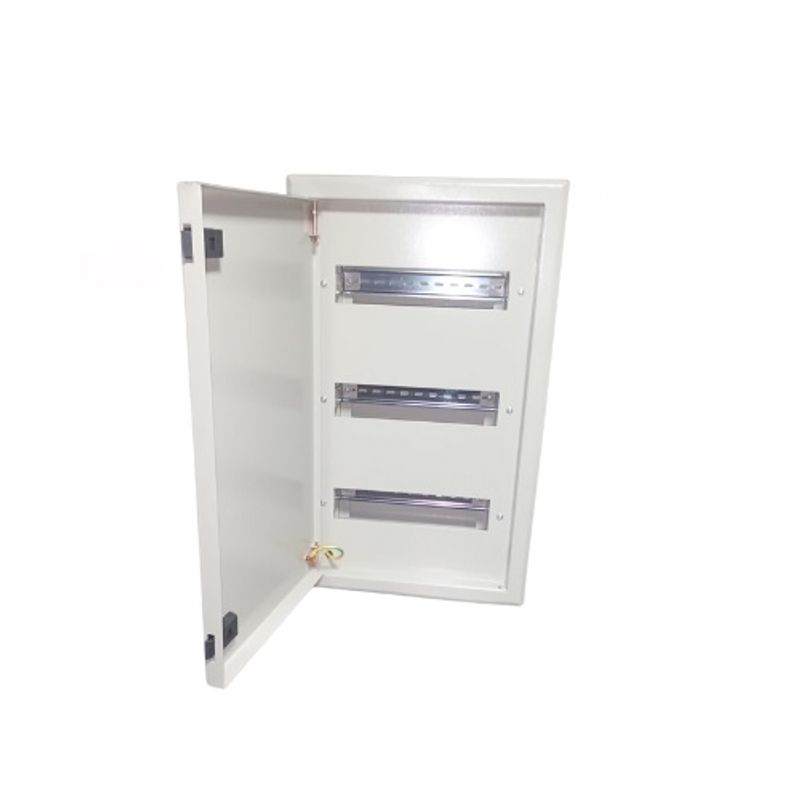 GENERICO - TABLERO METALICO EMBUTIDO 36 MODULOS (512X290X100MM) IP41 RAL7032