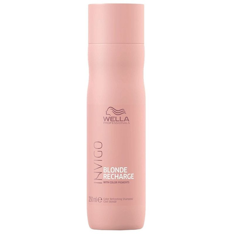 WELLA - Shampoo Wella Invigo Cool Blond 250ml Rubio matizador.