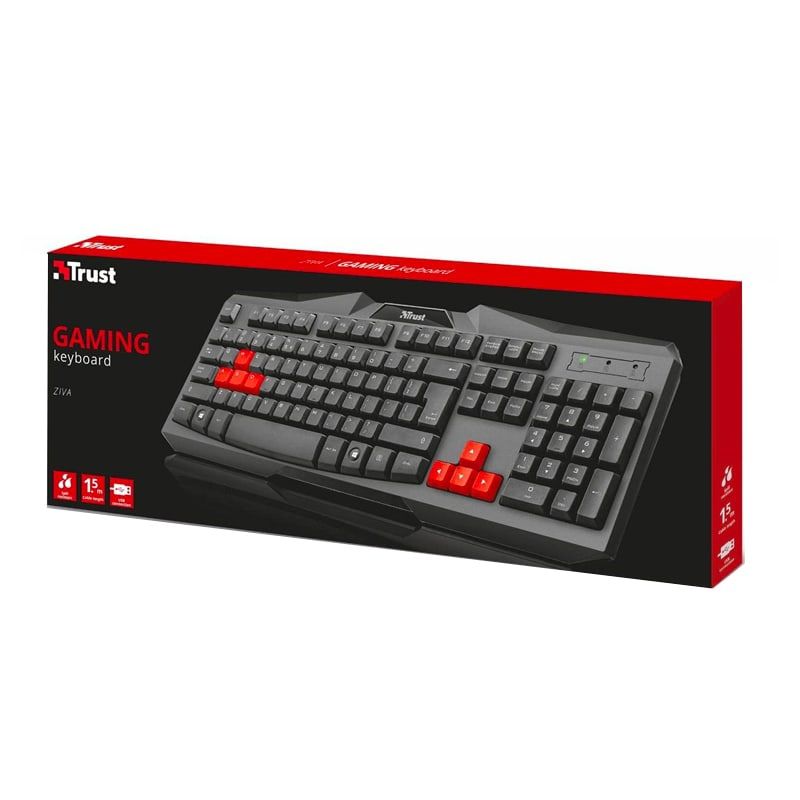 TRUST - Teclado Trust Zica Gaming