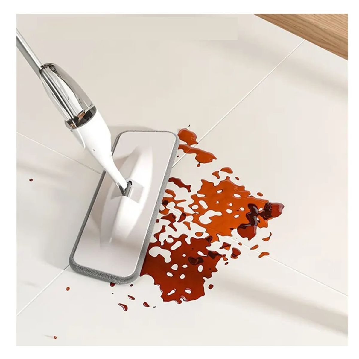 GENERICO - Mopa Trapero Con Pulverizador Spray 360° Limpieza Hogar