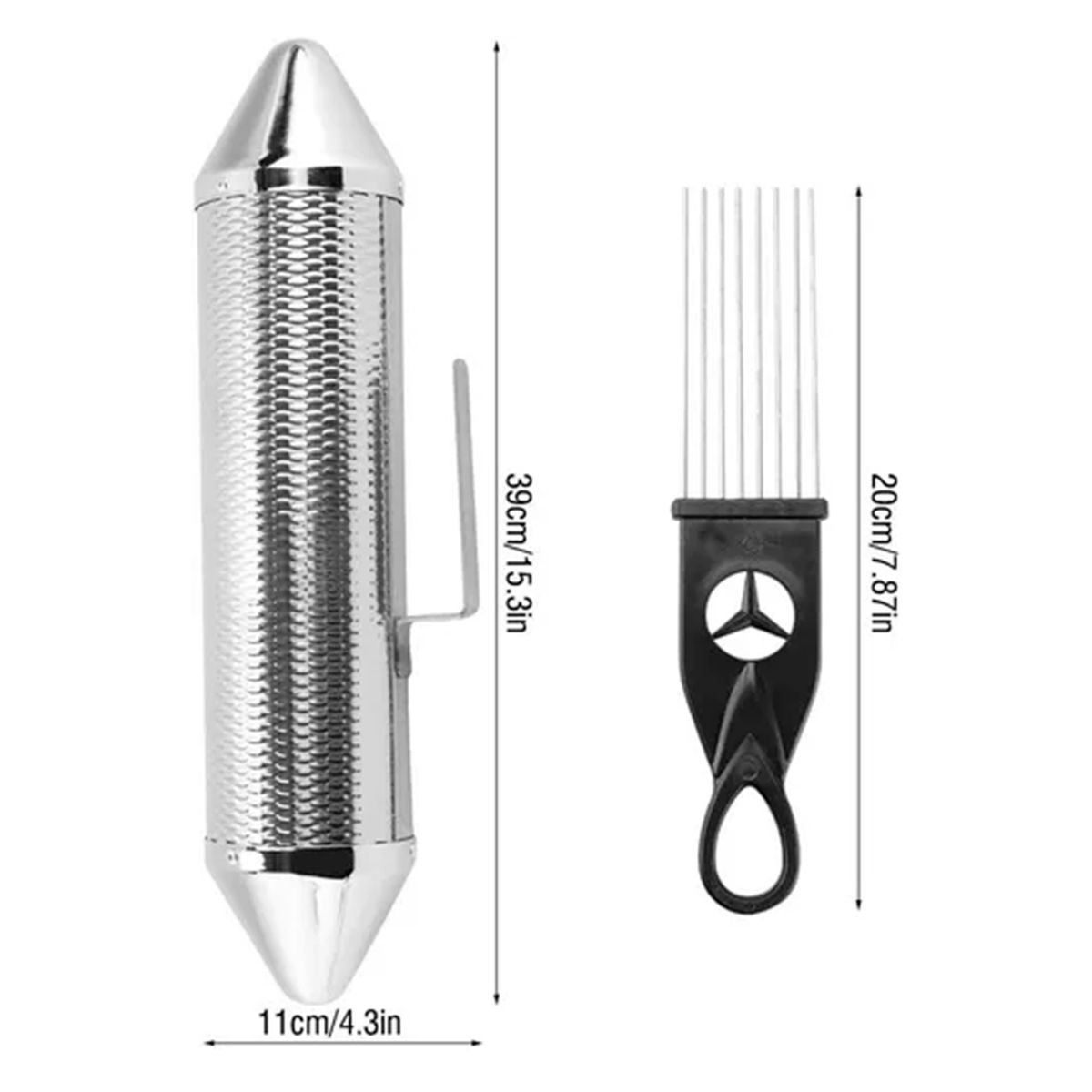 GENERICO - Guiro Charrasca Profesional Torpedo Instrumento Musical