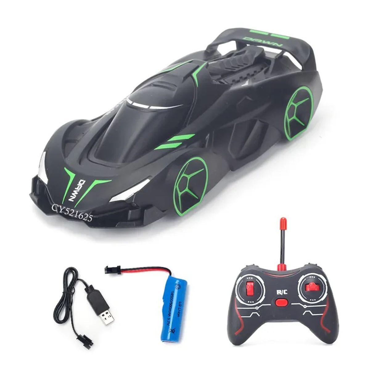 GENERICO - Auto a control remoto trepa muros anti gravedad