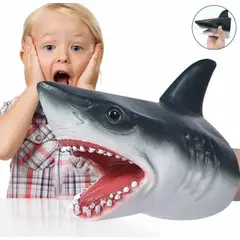 KUANGYE - Marioneta Tiburón Títere De Mano Flexible Juguete Para Niños