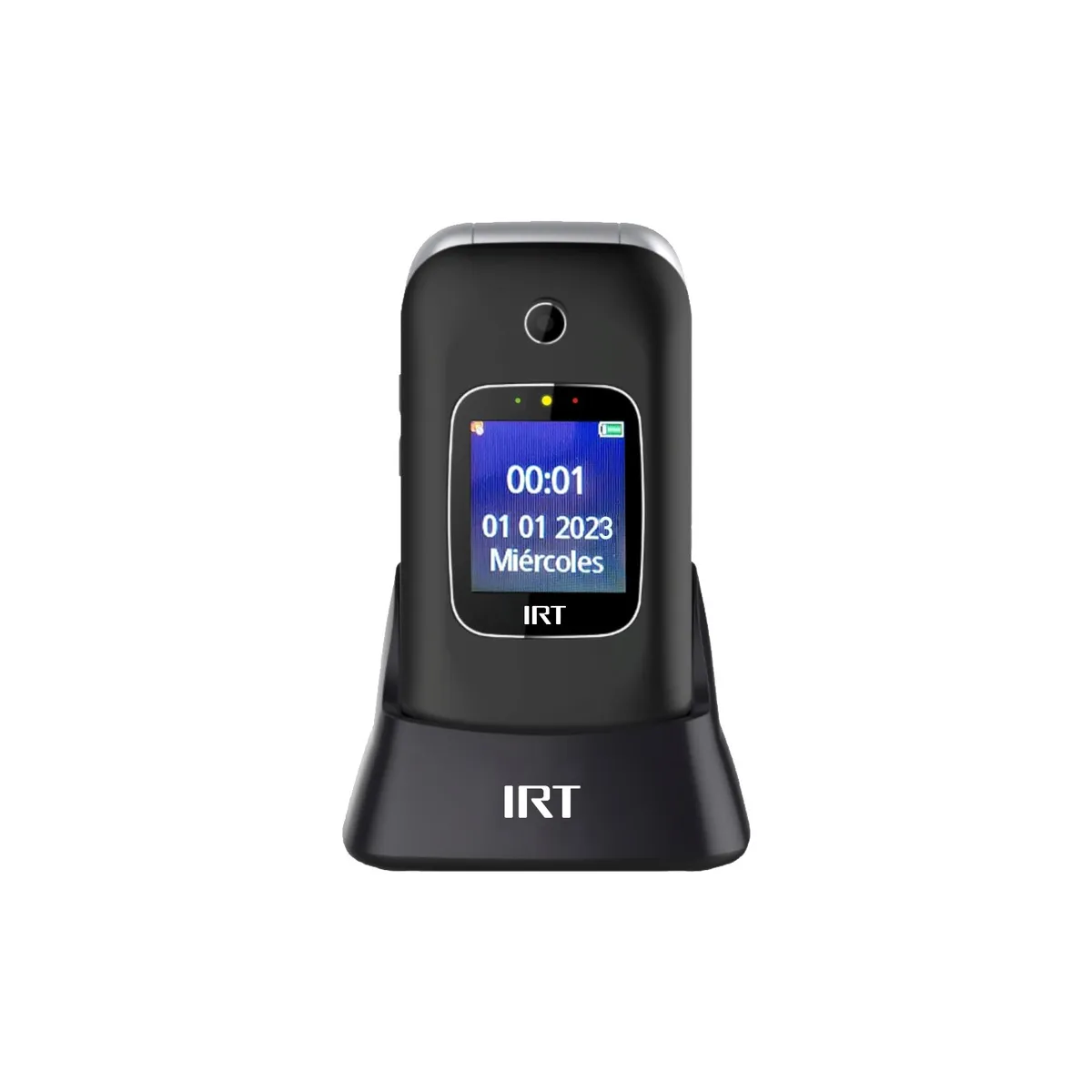 IRT - Telefono Celular 4g IRT Senior Adulto Mayor Tapa Clamshell