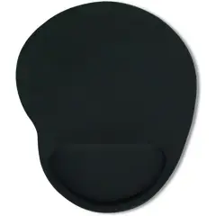 TECMASTER - Mouse Pad Ergonómico con Apoya Muñecas GEL con Memory Foam - Negro