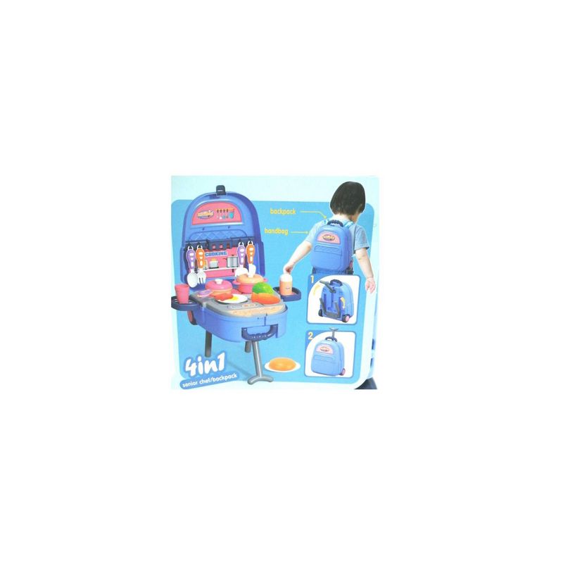 GENERICO - Mochila De Juegos 4 En 1 Set Cocina