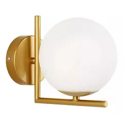 KUANGYE - Lámpara Led De Pared Moderna Dorada De 60w Uso Interior
