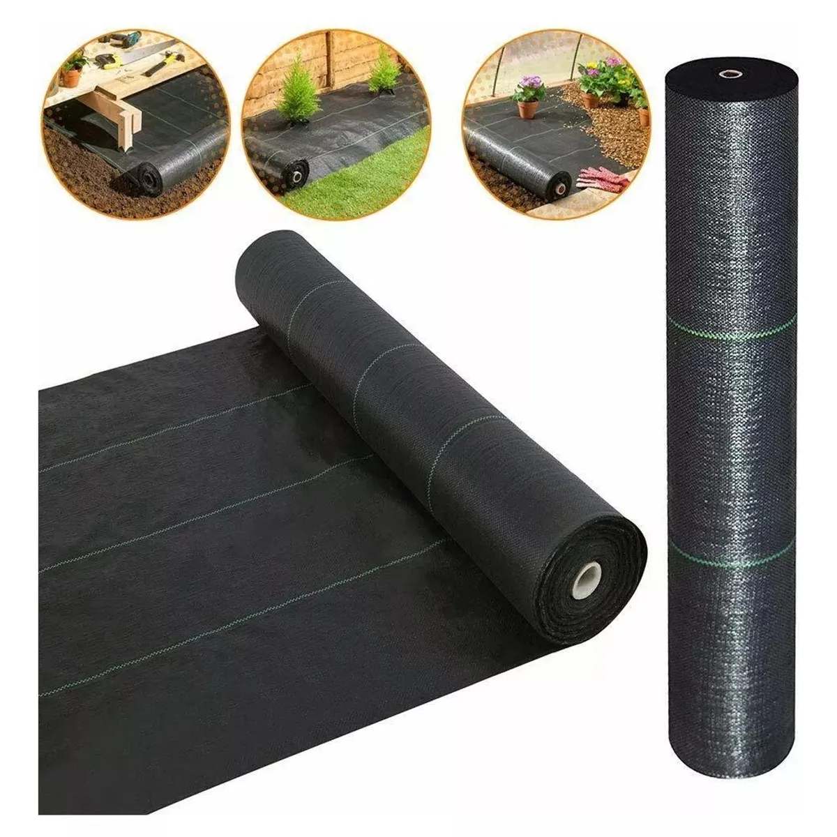KUANGYE - Ground Cover O Malla Antimaleza Cubresuelo 2m Ancho X 10m Largo