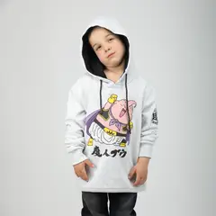 DRAGON BALL - Poleron Niño Risa Gris