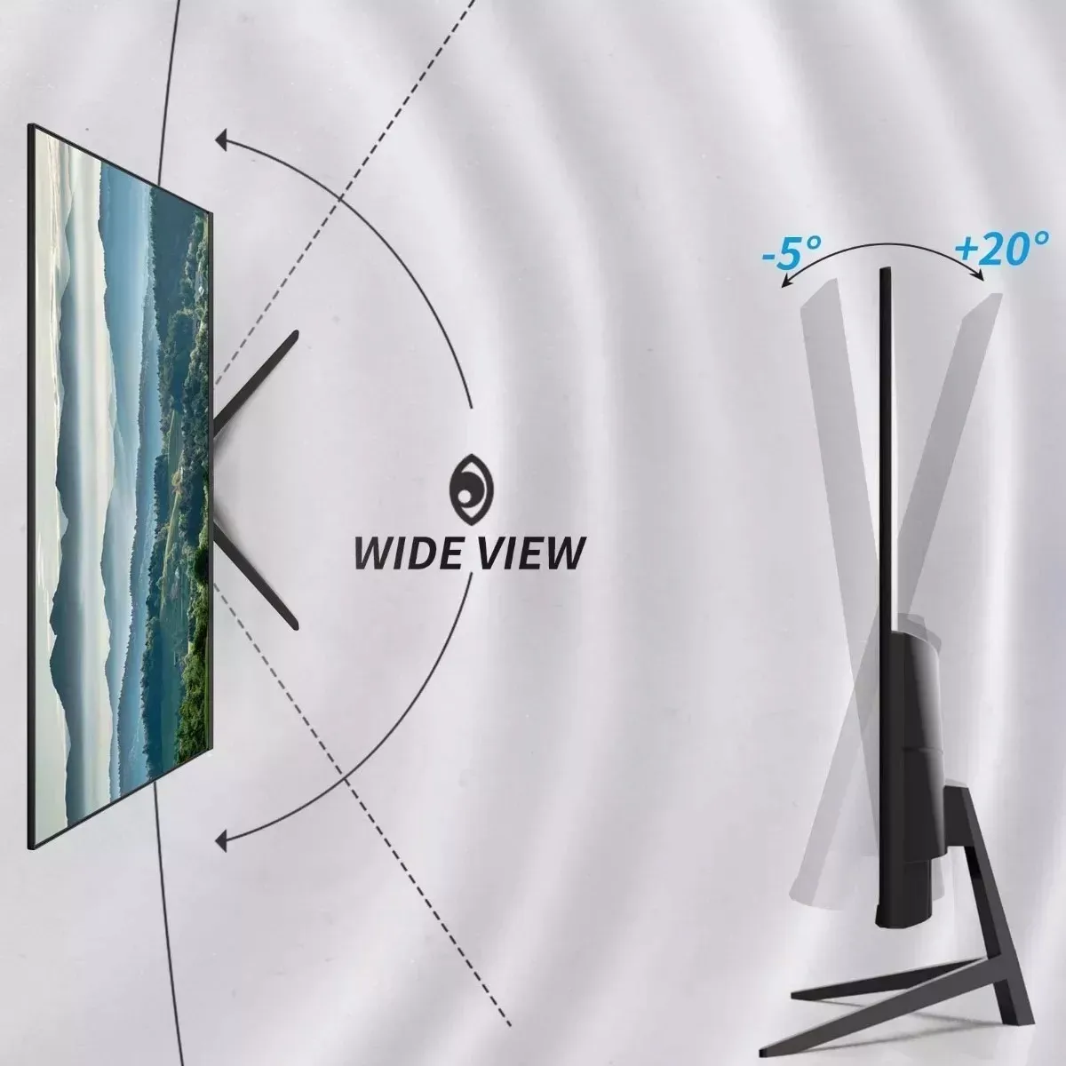 BLUEDREAMER - Monitor 24 Pulgada IPS HDMI