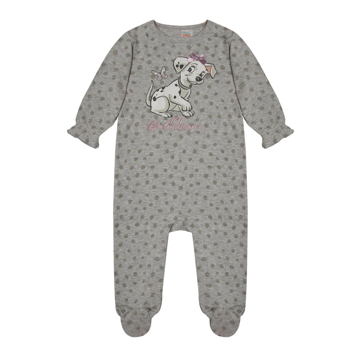 DISNEY - Enterito Bebe 101 Dalmatas Puppy Gris Disney
