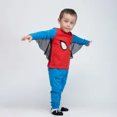 MARVEL - Pijama Disfraz Niño Spiderman Rojo
