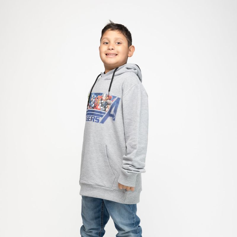 MARVEL - Poleron Niño Avengers  Gris Marvel
