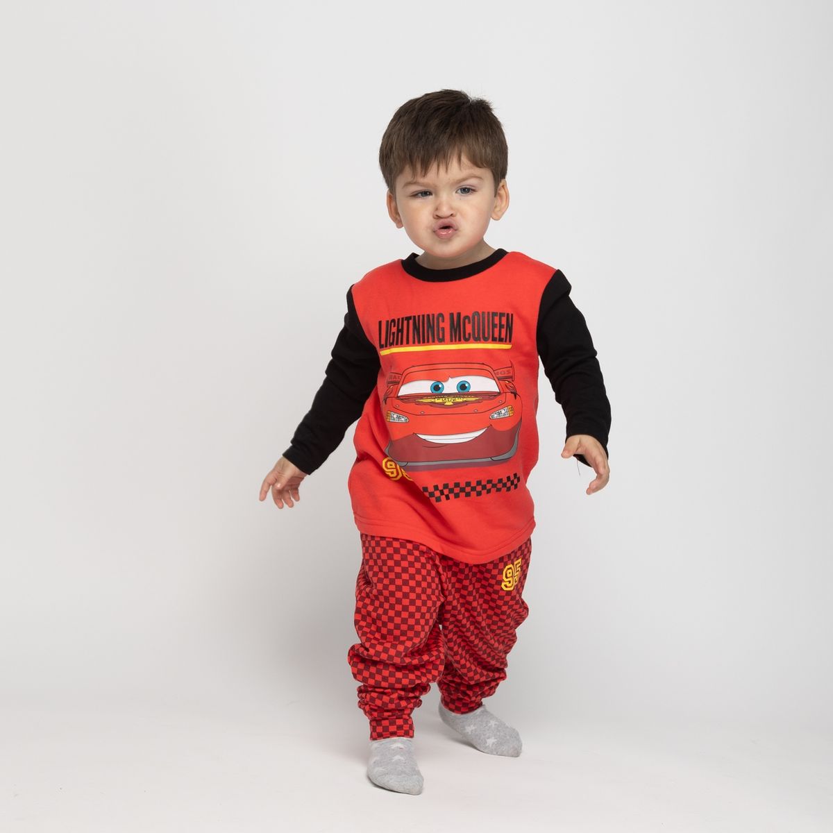 DISNEY - Pijama Niño Cars  Rojo Disney