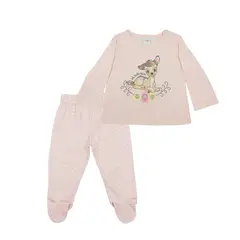 DISNEY - Pijama Bebe Bambi Rosado