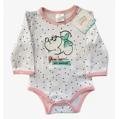 DISNEY - Body Bebe Minnie Rosado