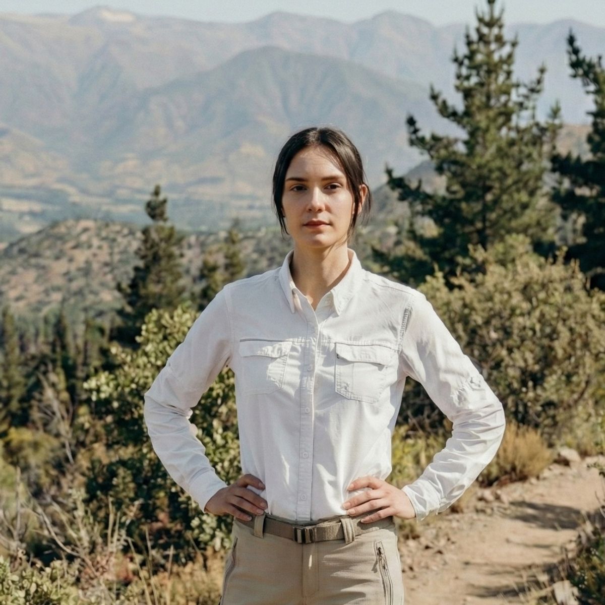 T-WORLD - Blusa Mujer Outdoor Jubae Ripstop  UV UPF+50 Transpirable