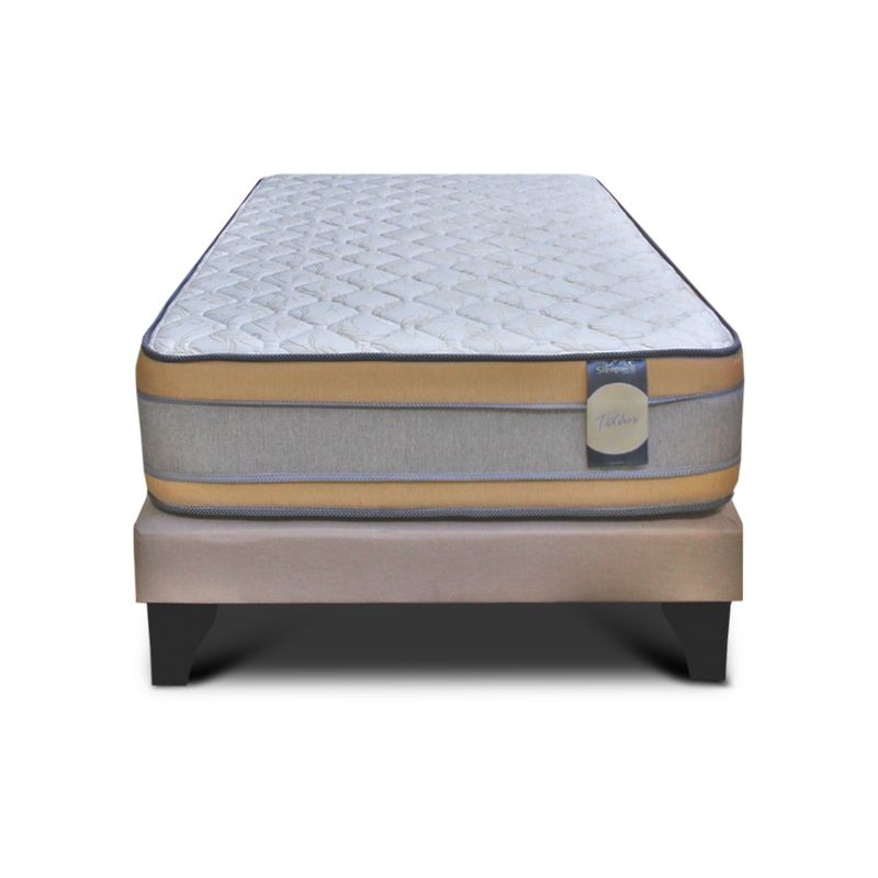 SLEEPWELL - Cama Europea Titán 1 Plaza Box