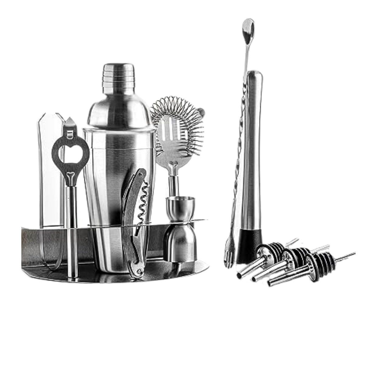 CHILE TENDENCIA - Set Coctelería Juego de 12 piezas Kit Profesional Bartender