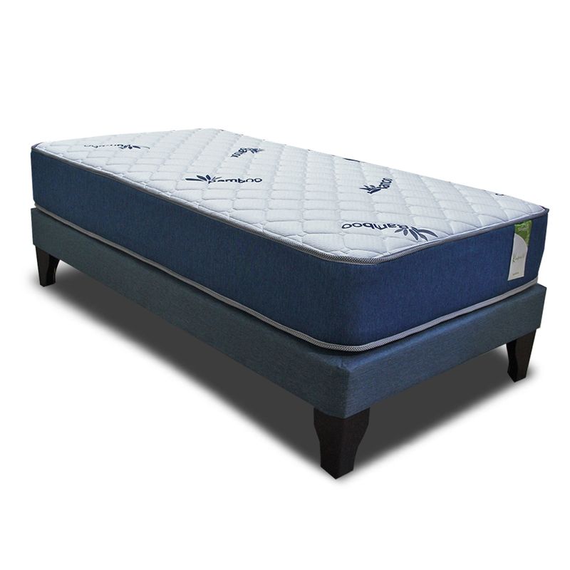 SLEEPWELL - Cama Europea Kiropractic 1.5 Plaza Box