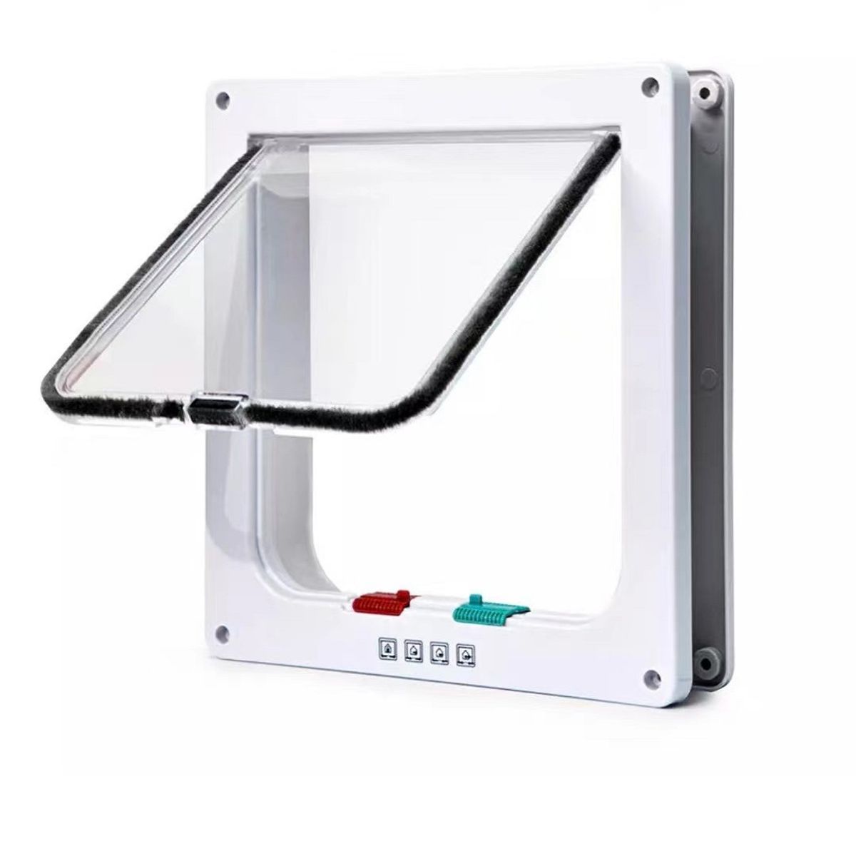 CRUSEC - Puerta Silenciosa Con Solapa Gato Para Interior Exterior