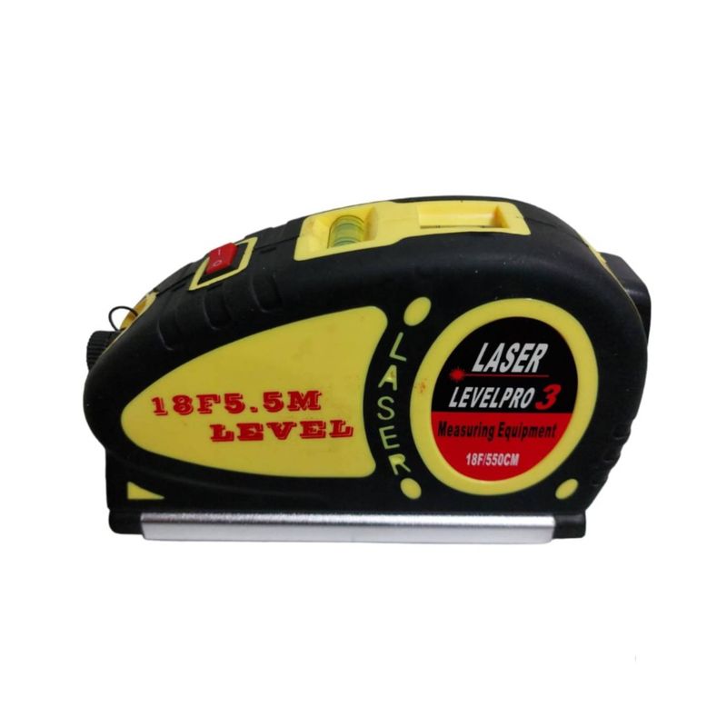 OEM - HUINCHA DE MEDIR CON NIVEL LASER BASE METALICA