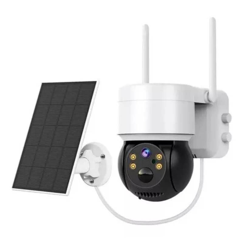 GENERICO - cámara Solar Para Exteriores Ip 1080 Inalámbrica 360