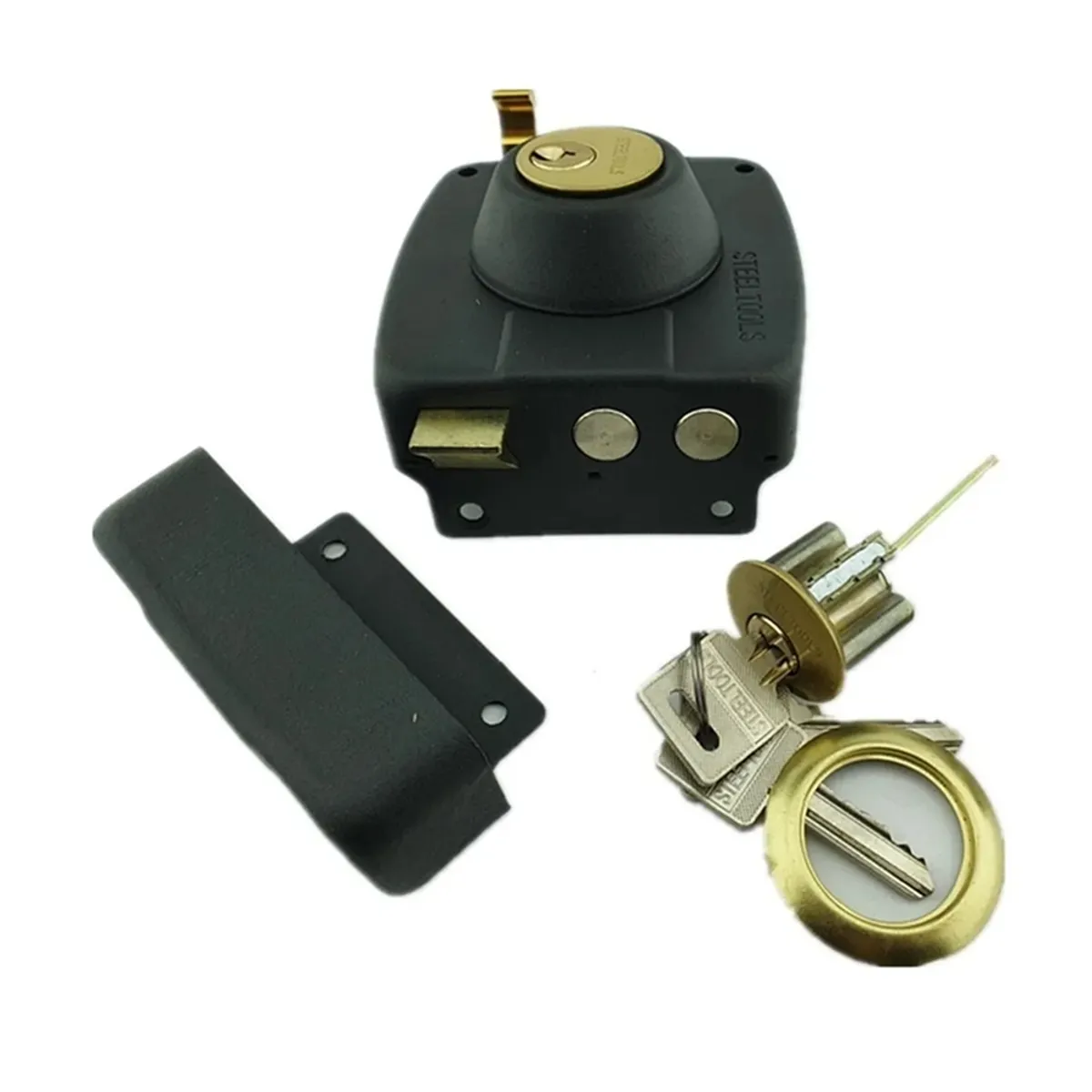 GENERICO - Chapa De Sobreponer Blindada De 3 Golpes Sl428 Steeltools