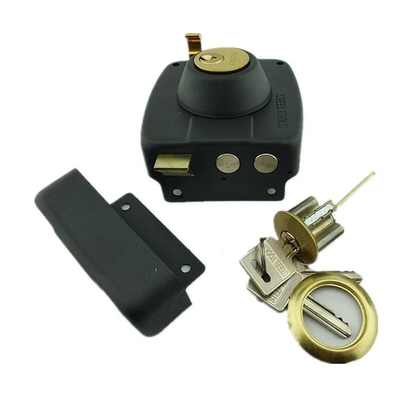 GENERICO - Chapa De Sobreponer Blindada De 3 Golpes Sl428 Steeltools