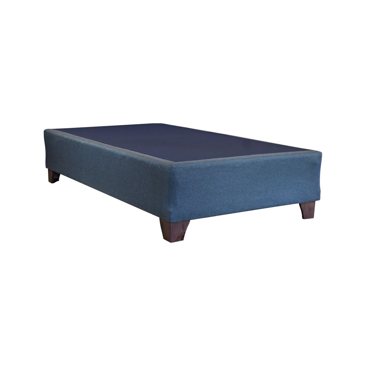 BLOCCARE - Base de Cama 1.5 Plaza de 190 cm / 30 cm - Patas 11 cm