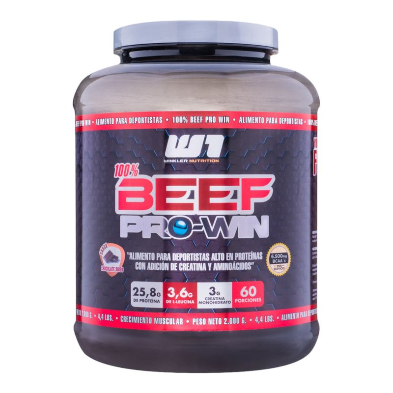 WINKLER NUTRITION - PROTEINA DE CARNE 100% BEEF PRO-WIN 44LBS - WINKLER NUTRITION