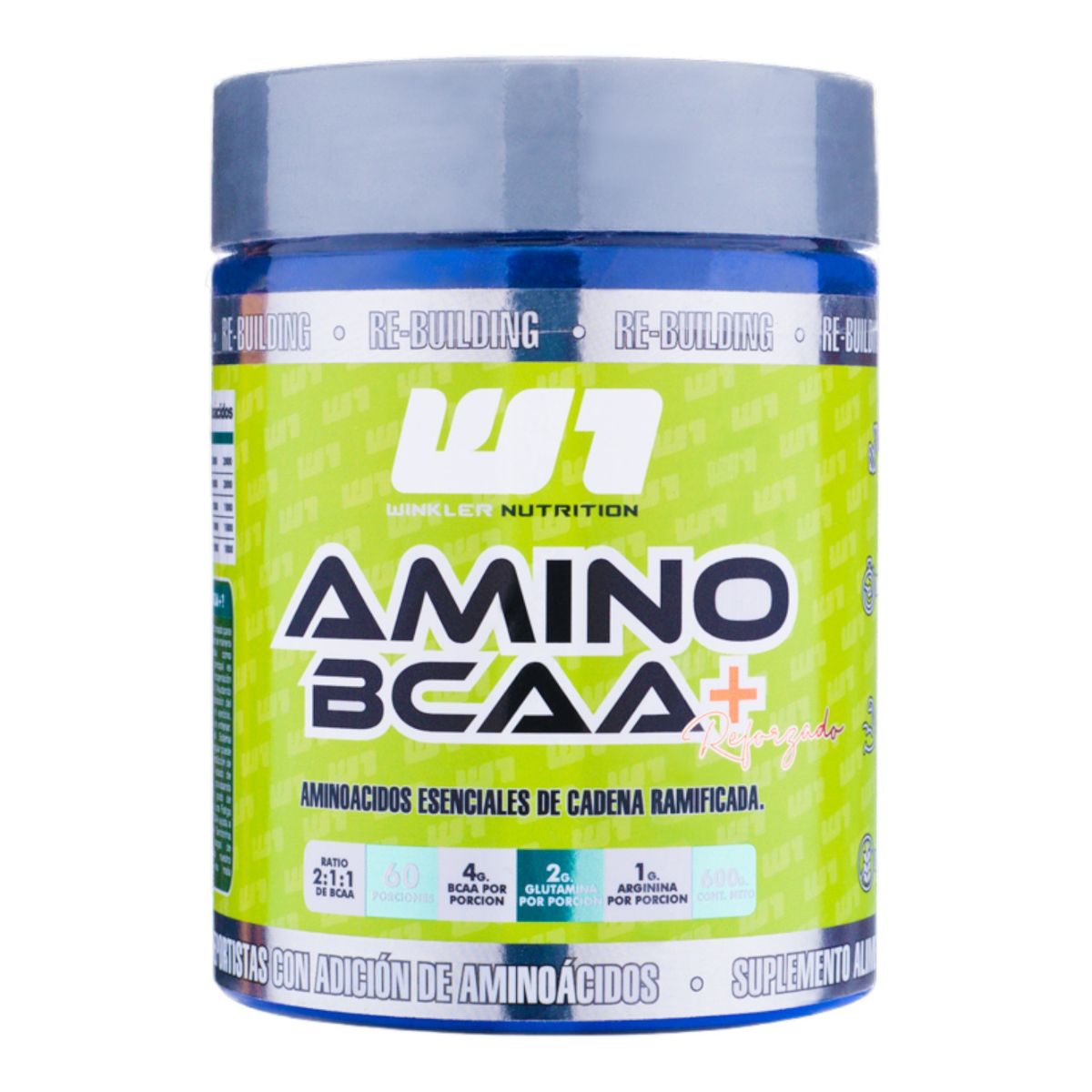 WINKLER - AMINO BCAA LIMONADA 600 GRS 60 SV - WINKLER NUTRITION