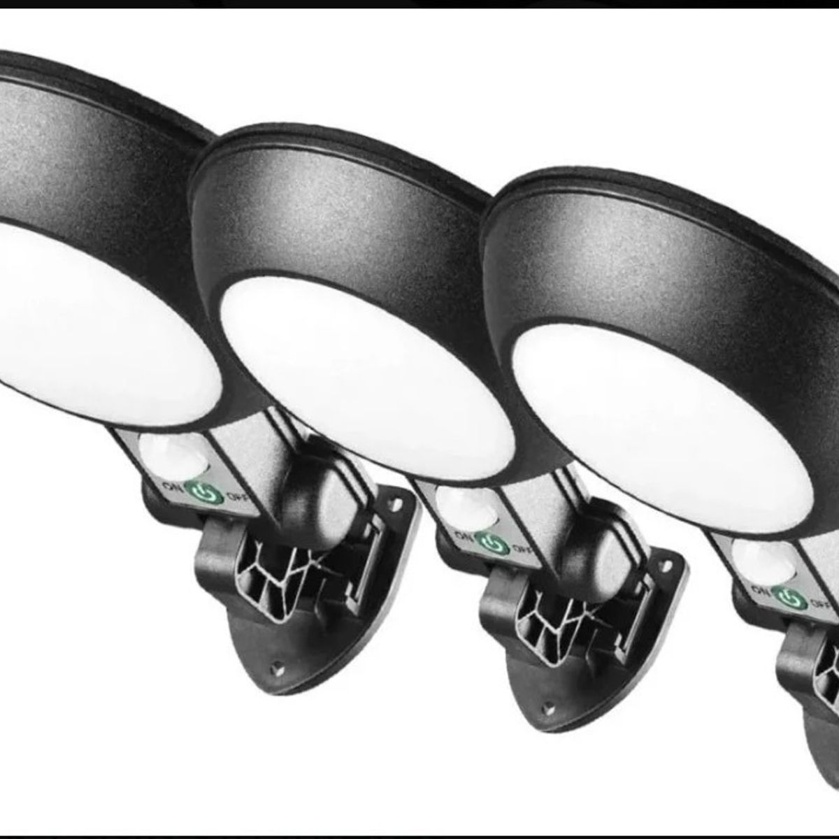 GENERICO - 3 Pack Foco Solar Led 100w Para Exterior