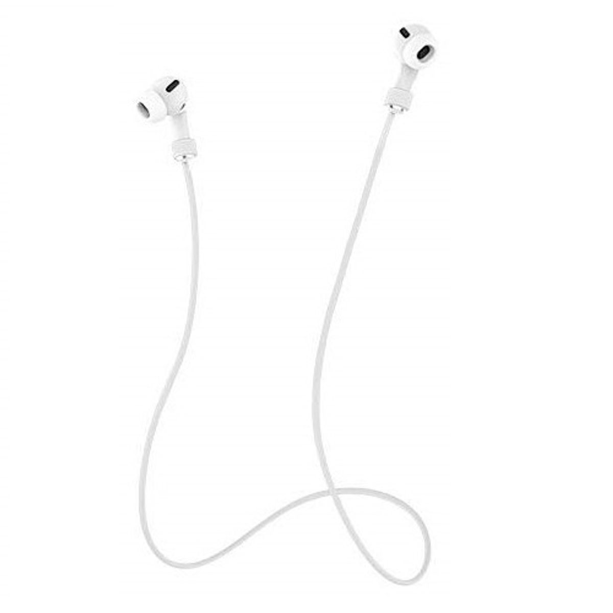 GENERICO - Funda Blanca de silicona para Audífonos Airpods Pro Apple
