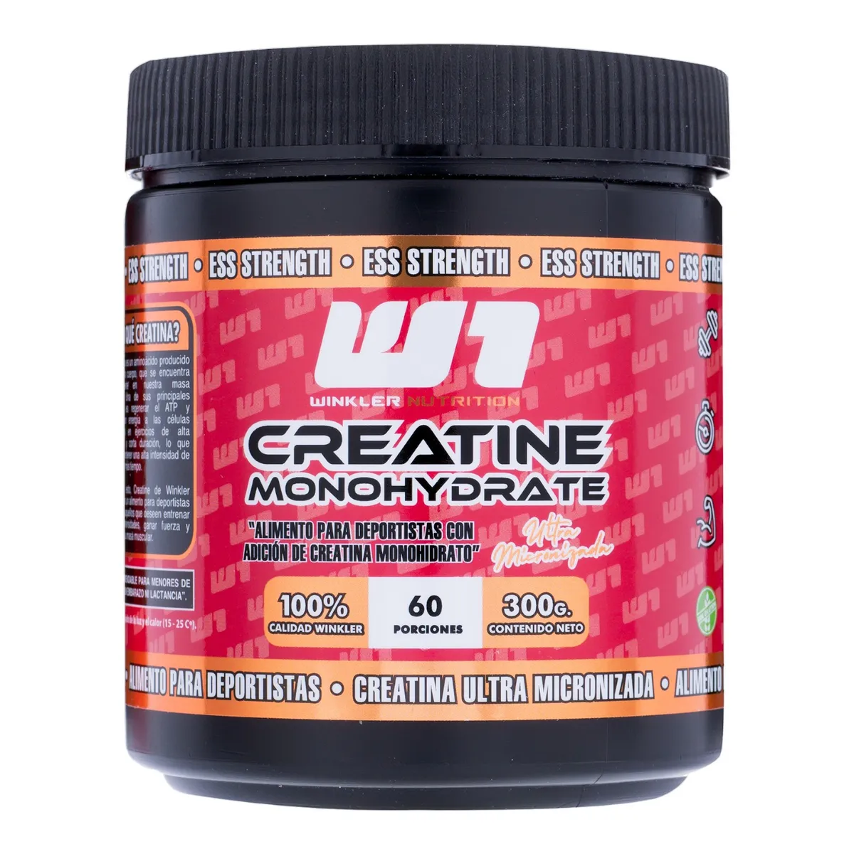 WINKLER NUTRITION - Creatina monohidratada - 300gr - 60sv - Winkler Nutrition.