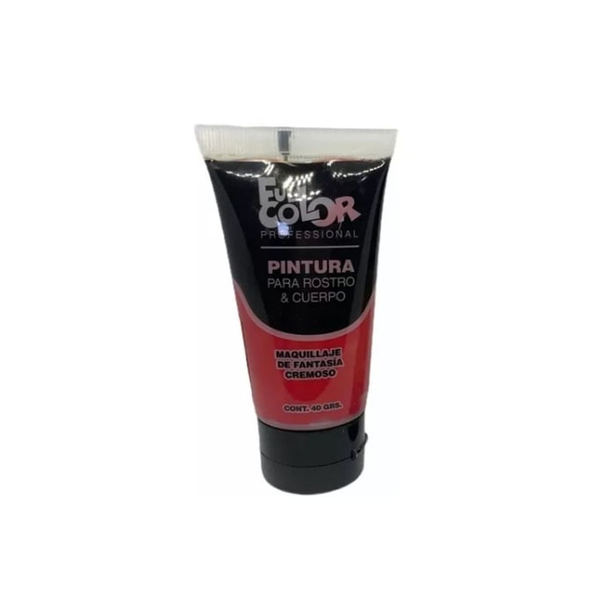 HUDSON - Pomo Pintura Roja De Cuerpo Y Cara Full Color Para Fiestas.