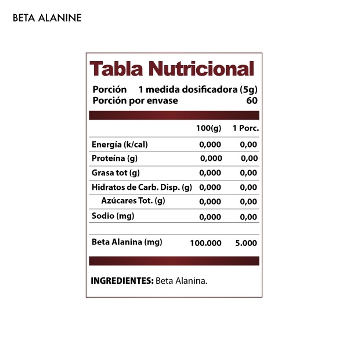 WINKLER NUTRITION - Betaalanina  - 300gr - 60sv - Winkler Nutrition.