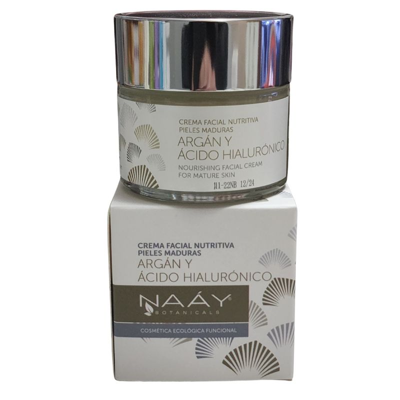 NAAY - Naay Crema Facial De Ácido Hialurónico Y Argan 50 ml.