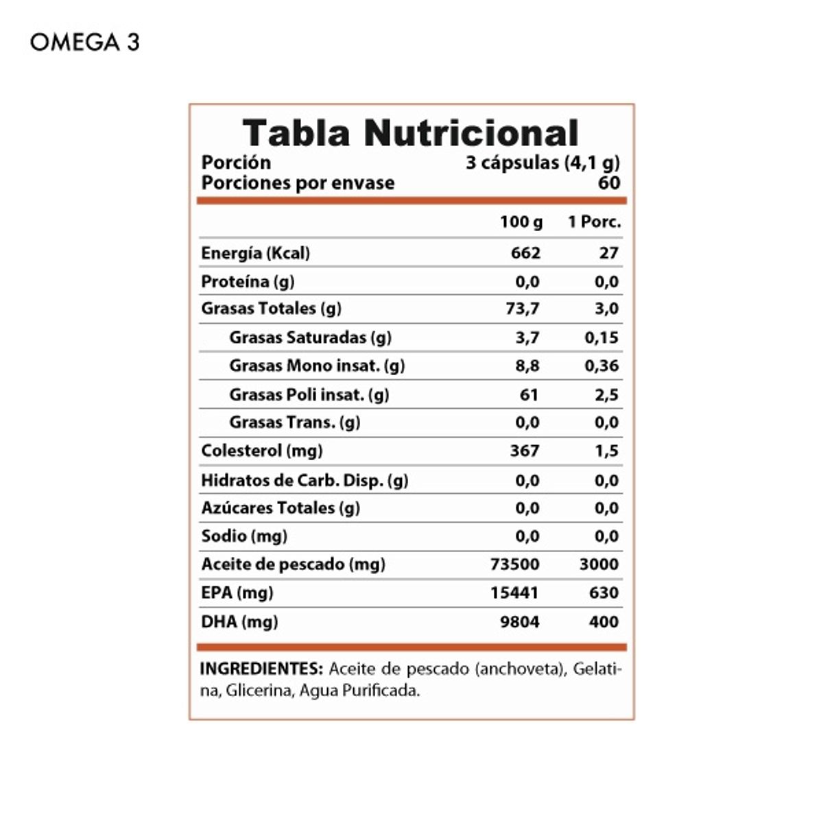 WINKLER NUTRITION - Omega 3 180 softgels - 1030 EPHA/DHA - WINKLER NUTRITION