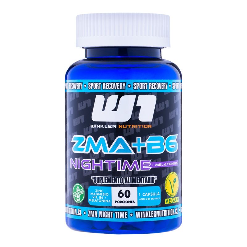 WINKLER NUTRITION - ZMA NIGHTIME +B6 60 CAPSULAS - WINKLER NUTRITION