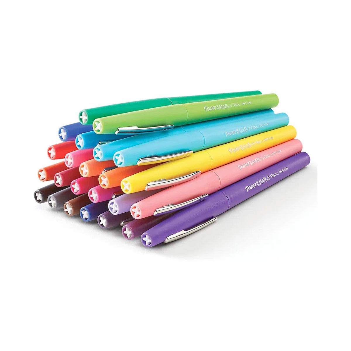 PAPER MATE - Set 24 Tiralíneas Paper Mate Punta Media Candy Pop