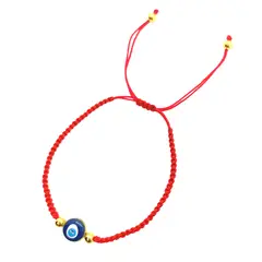 GENERICO - Pulsera de Protección Hilo Rojo con Ojo Turco