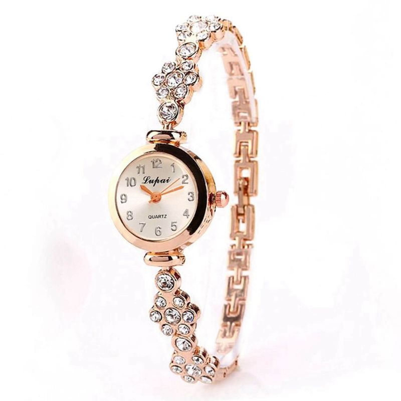 GENERICO - Reloj de moda casual de diamantes de imitación elegante para mujer