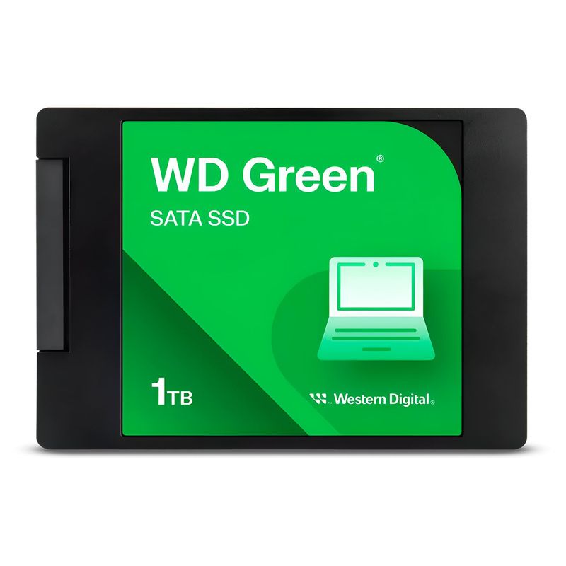 WESTERN DIGITAL - Disco Solido SSD Interno WD Green 1TB SATA III 6Gb/s 545MB/s